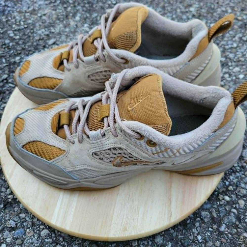 Nike M2K Tekno Shoes Mens Size 8.5 SP Linen Wheat Chunky Streetwear BV0074-200 - Picture 4 of 16